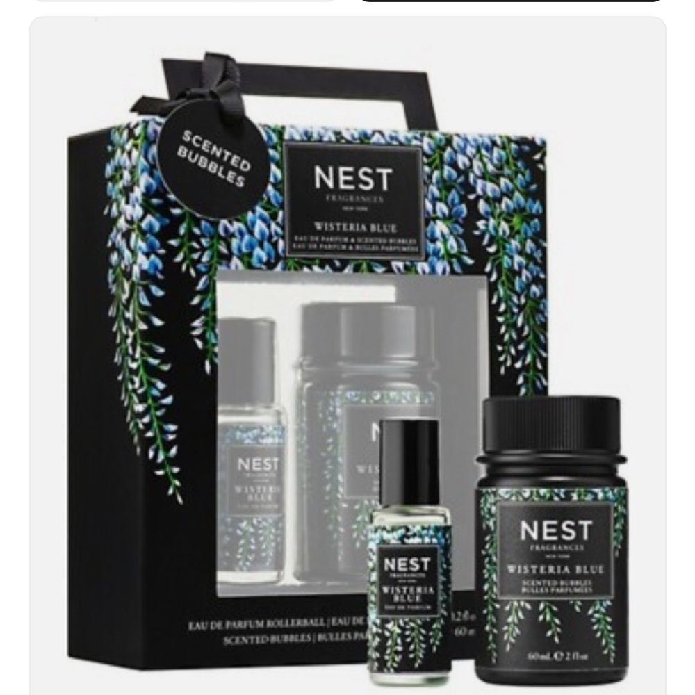 NEST Fragrances Wisteria Blue Eau de Parfum & Scented Bubbles 2-Piece Gift Set